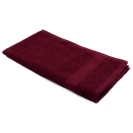 Rifz GS Collection Bleach Proof Salon Hand Towels, Burgundy, 12PK GSBR162830012